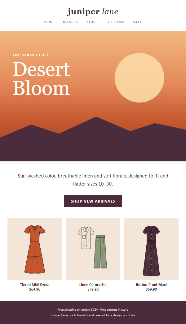 Launch email